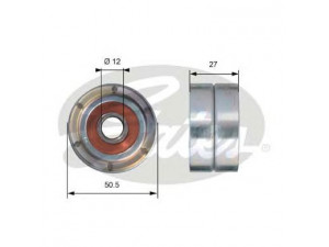 GATES T42102 kreipiantysis skriemulys, paskirstymo diržas
13503-10011, 13503-10021