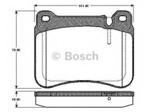 BOSCH 0 986 TB2 972 stabdžių trinkelių rinkinys, diskinis stabdys 
 Techninės priežiūros dalys -> Papildomas remontas
004 420 51 20, A 004 420 51 20