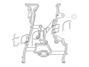 TOPRAN 206 585 tarpiklis, alyvos siurblys 
 Variklis -> Tarpikliai -> Sandarikliai, alyvos sistema
06 38 198, 06 38 225, 06 38 287