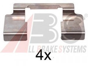 A.B.S. 1235Q priedų komplektas, diskinių stabdžių trinkelės 
 Stabdžių sistema -> Diskinis stabdys -> Stabdžių dalys/priedai
41012-35000