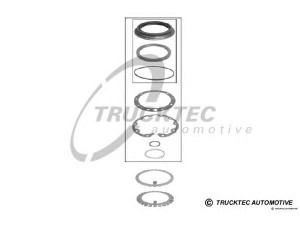 TRUCKTEC AUTOMOTIVE 01.32.014 tarpiklių rinkinys, planetinė pavarų dėžė
0111 8835 cpl.2, 06.56200.0811 cpl.2