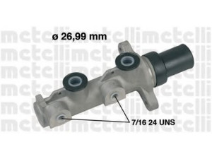 METELLI 05-0580 pagrindinis cilindras, stabdžiai 
 Stabdžių sistema -> Pagrindinis stabdžių cilindras
4721447AB