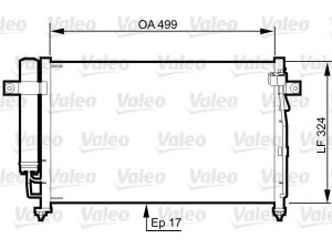VALEO 814341 kondensatorius, oro kondicionierius 
 Oro kondicionavimas -> Kondensatorius
97606-1C200, 976061C200