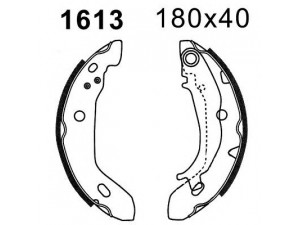 BSF 01613 stabdžių trinkelių komplektas 
 Techninės priežiūros dalys -> Papildomas remontas
1684200220, 1684200320