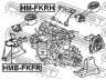 FEBEST HMB-FKFR variklio montavimas
50820-SMG-E04