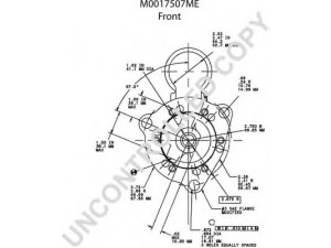 PRESTOLITE ELECTRIC M0017507ME starteris