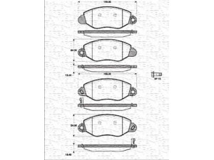 MAGNETI MARELLI 363702161218 stabdžių trinkelių rinkinys, diskinis stabdys 
 Techninės priežiūros dalys -> Papildomas remontas
4095132, 4114749