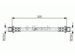 BOSCH 1 987 481 181 stabdžių žarnelė 
 Stabdžių sistema -> Stabdžių žarnelės
90947 02C53