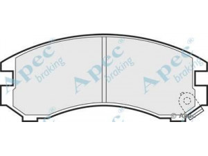 APEC braking PAD630 stabdžių trinkelių rinkinys, diskinis stabdys 
 Techninės priežiūros dalys -> Papildomas remontas
4106058A86, 4106094M85, 4106094M86