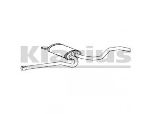 KLARIUS 260917 vidurinis duslintuvas 
 Išmetimo sistema -> Duslintuvas
4B0253409CF, 4B0253409CF