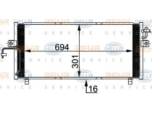 HELLA 8FC 351 038-491 kondensatorius, oro kondicionierius 
 Oro kondicionavimas -> Kondensatorius
92110-9F515