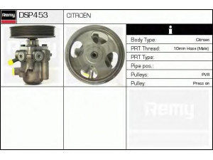 DELCO REMY DSP453 hidraulinis siurblys, vairo sistema 
 Vairavimas -> Vairo pavara/siurblys
4007.F5C, 4007.S7