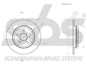 sbs 18153145133 stabdžių diskas 
 Dviratė transporto priemonės -> Stabdžių sistema -> Stabdžių diskai / priedai
4243152150