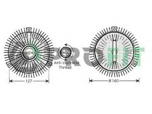 PROFIT 1720-2010 sankaba, radiatoriaus ventiliatorius 
 Aušinimo sistema -> Radiatoriaus ventiliatorius
11522249216, 2249216
