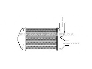 AVA QUALITY COOLING LC4001 tarpinis suslėgto oro aušintuvas, kompresorius 
 Variklis -> Oro tiekimas -> Įkrovos agregatas (turbo/superįkrova) -> Tarpinis suslėgto oro aušintuvas
60809353, 7626413, 76264413, 76264414