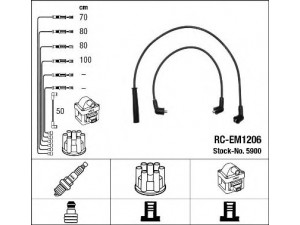 NGK 5900 uždegimo laido komplektas 
 Kibirkšties / kaitinamasis uždegimas -> Uždegimo laidai/jungtys
MD 030 838, MD 030 899, MD 997 422