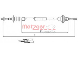 METZGER 11.2911 sankabos trosas 
 Dviratė transporto priemonės -> Kabeliai ir tachometro velenaai -> Sankabos trosas
6025 103 091, 6025 170 727