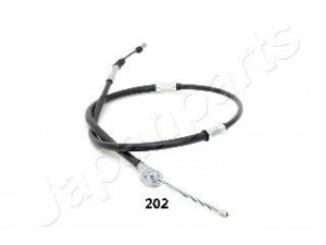 JAPANPARTS BC-202 trosas, stovėjimo stabdys 
 Stabdžių sistema -> Valdymo svirtys/trosai
4642018030