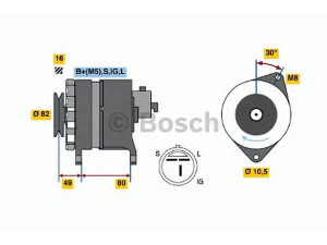 BOSCH 0 986 045 001 kintamosios srovės generatorius 
 Elektros įranga -> Kint. sr. generatorius/dalys -> Kintamosios srovės generatorius
8-97071-611-0, 8-97074-611-0, 8-97134-762-0