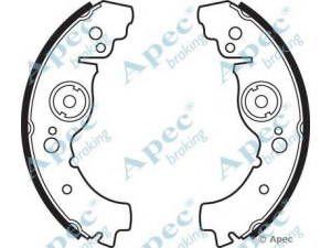 APEC braking SHU104 stabdžių trinkelė 
 Stabdžių sistema -> Būgninis stabdys -> Stabdžių įdėklas/ trinkelė
21013502080, 21013502081