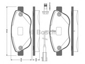 BOSCH 0 986 TB3 079 stabdžių trinkelių rinkinys, diskinis stabdys 
 Techninės priežiūros dalys -> Papildomas remontas
77362092, 77365113, 77365379, 77365468