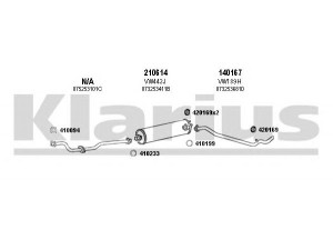 KLARIUS 930748E išmetimo sistema