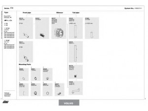 DINEX 180001011 išmetimo sistema 
 Išmetimo sistema -> Išmetimo sistema, visa