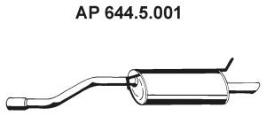 EBERSPÄCHER 644.5.001 galinis duslintuvas 
 Išmetimo sistema -> Duslintuvas
1091417, 1110557, 1457190