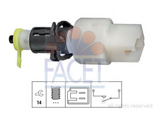 FACET 7.1146 jungiklis, sankabos valdiklis 
 Komforto sistemos -> Važiavimo režimo programinis reguliatorius
82483047, 82483047