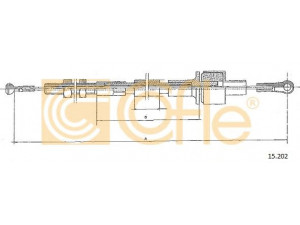 COFLE 15.202 sankabos trosas
6026201, 6066672, 75AB7K553AC, 75AB7K553AD