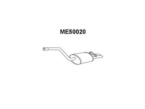 VENEPORTE ME50020 galinis duslintuvas 
 Išmetimo sistema -> Duslintuvas
2014900901, 2014902015, 2014903015