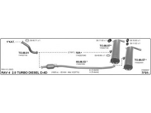 IMASAF 579000057 išmetimo sistema 
 Išmetimo sistema -> Išmetimo sistema, visa