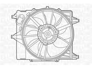 MAGNETI MARELLI 069422345010 ventiliatorius, radiatoriaus 
 Aušinimo sistema -> Oro aušinimas
7701044185, 7701045816, 7701048284