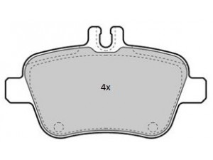 FREMAX FBP-1870 stabdžių trinkelių rinkinys, diskinis stabdys
006 420 23 20, 006 420 79 20, 006 420 80 20