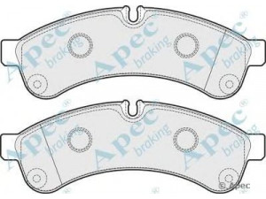 APEC braking PAD1645 stabdžių trinkelių rinkinys, diskinis stabdys 
 Techninės priežiūros dalys -> Papildomas remontas
42555633