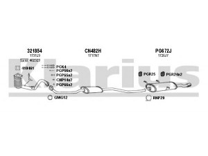 KLARIUS 630766U išmetimo sistema 
 Išmetimo sistema -> Išmetimo sistema, visa
