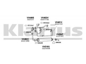KLARIUS 930732U išmetimo sistema 
 Išmetimo sistema -> Išmetimo sistema, visa