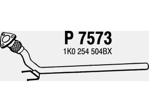 FENNO P7573 išleidimo kolektorius 
 Išmetimo sistema -> Išmetimo vamzdžiai
1K0253303S, 1K0254305G