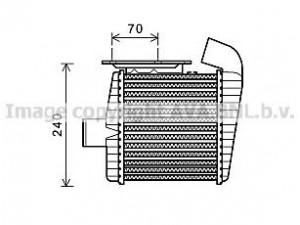 AVA QUALITY COOLING HY4231 tarpinis suslėgto oro aušintuvas, kompresorius 
 Variklis -> Oro tiekimas -> Įkrovos agregatas (turbo/superįkrova) -> Tarpinis suslėgto oro aušintuvas
2827127120