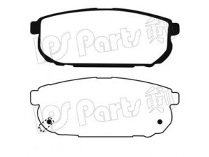 IPS Parts IBR-1K03 stabdžių trinkelių rinkinys, diskinis stabdys 
 Techninės priežiūros dalys -> Papildomas remontas
58302-3ED00