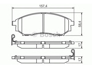 BOSCH 0 986 494 295 stabdžių trinkelių rinkinys, diskinis stabdys 
 Techninės priežiūros dalys -> Papildomas remontas
41060 CC090, 41060 EB325, D1060 EB305