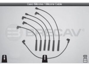 BRECAV 33.514 uždegimo laido komplektas 
 Kibirkšties / kaitinamasis uždegimas -> Uždegimo laidai/jungtys