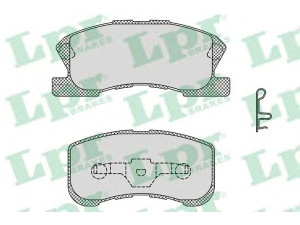 LPR 05P1042 stabdžių trinkelių rinkinys, diskinis stabdys 
 Techninės priežiūros dalys -> Papildomas remontas
0449197201, 0449197201000, 0449197205000