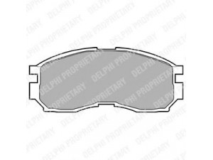 DELPHI LP803 stabdžių trinkelių rinkinys, diskinis stabdys 
 Techninės priežiūros dalys -> Papildomas remontas
MB895072, MB366284, MB407430, MB407433