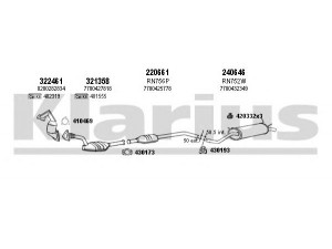 KLARIUS 720821E išmetimo sistema 
 Išmetimo sistema -> Išmetimo sistema, visa