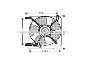 AVA QUALITY COOLING DW7504 ventiliatorius, radiatoriaus 
 Aušinimo sistema -> Oro aušinimas
96183756, EU03005, EU50001