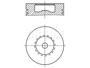 MAHLE ORIGINAL 008 31 00 stūmoklis 
 Variklis -> Cilindrai/stūmokliai
1908811, 4534237, 4607514