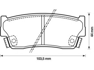 BENDIX 572166B stabdžių trinkelių rinkinys, diskinis stabdys 
 Techninės priežiūros dalys -> Papildomas remontas
5520060810, 5520060811, 5520060821