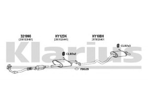 KLARIUS 450074U išmetimo sistema