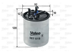 VALEO 587519 kuro filtras 
 Techninės priežiūros dalys -> Papildomas remontas
6110920101, FF5647